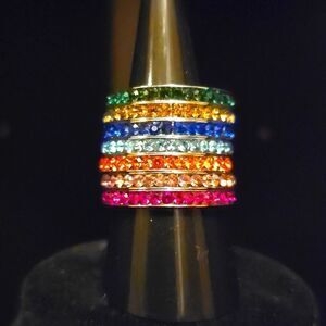 Austrian Crystal Bands! Size 9,NWOT!
